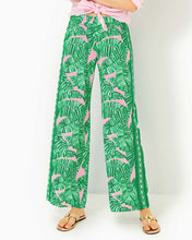 Load image into Gallery viewer, 32&quot; Bal Harbour Palazzo Pant - Conch Shell Pink Lets Go Bananas Engineered Pant
