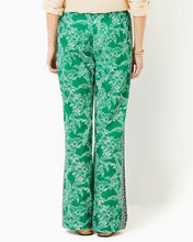 Load image into Gallery viewer, 32&quot; Bal Harbour Palazzo Pant - Fiddle Leaf Green Safari Party Engineered Pant
