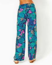 Load image into Gallery viewer, 32&quot; Bal Harbour Palazzo Pant - Low Tide Navy Life Of The Party Engineered Pant
