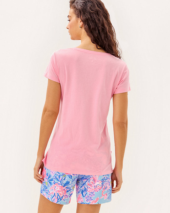 Meredith Tee - Conch Shell Pink – The Islands - A Lilly