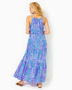 Maribella Halter Maxi Dress - Lilac Rose We Mermaid It