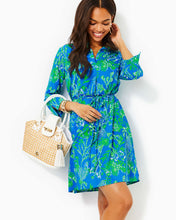 Load image into Gallery viewer, UPF 50+ Pilar Tunic Dress - Briny Blue A Bit Salty
