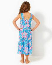 Load image into Gallery viewer, Girls Mini Hadly Maxi Dress - Multi Bahamian Rhapsody
