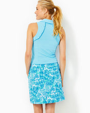 Load image into Gallery viewer, UPF 50+ Luxletic Monica Skort - Amalfi Blue Sunny State Of Mind Golf

