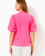 Load image into Gallery viewer, Mialeigh Linen Top - Passion Fruit Pink
