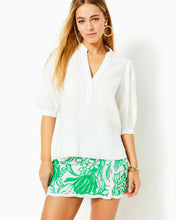 Load image into Gallery viewer, Mialeigh Linen Top - Resort White
