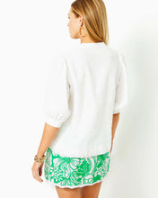 Load image into Gallery viewer, Mialeigh Linen Top - Resort White
