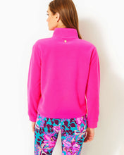 Load image into Gallery viewer, Noreen Fleece Pullover - Pink Palms
