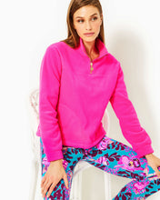 Load image into Gallery viewer, Noreen Fleece Pullover - Pink Palms
