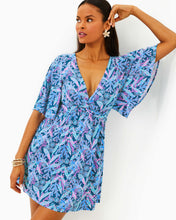 Load image into Gallery viewer, Minka Skirted Romper - Barton Blue Star Gazing
