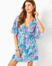 Load image into Gallery viewer, Minka Skirted Romper - Multi Bahamas Beachcomber
