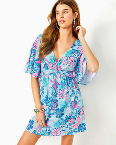 Minka Skirted Romper - Multi Bahamas Beachcomber