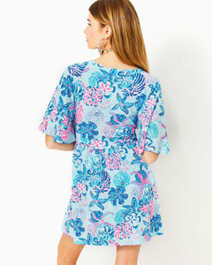 Minka Skirted Romper - Multi Bahamas Beachcomber