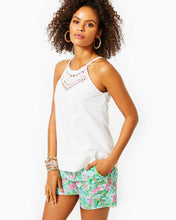 Load image into Gallery viewer, Britt Cotton Halter Top - Resort White
