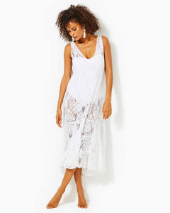 Finnley Lace Cover-Up - Resort White Paradise Found Lace