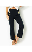 Load image into Gallery viewer, 27&quot; Parrish Bi-Stretch Crop Flare Pant - Noir
