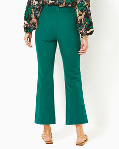 27" Parrish Crop Flare Pant - Villa Green