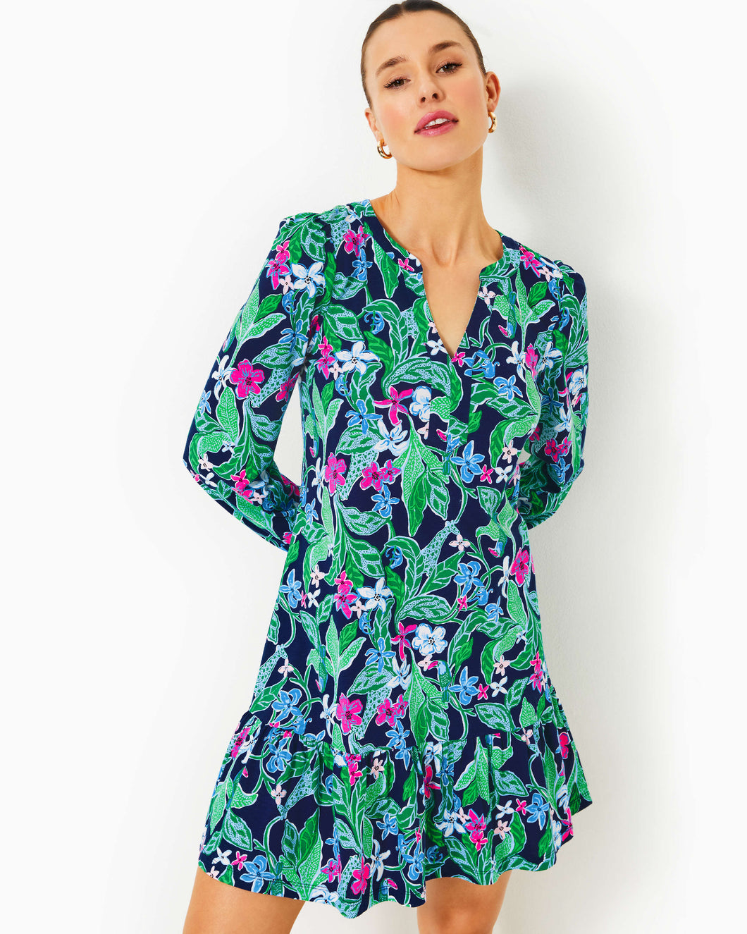 Alyssa A-Line Cotton Dress - Multi Untamed