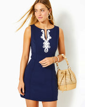 Load image into Gallery viewer, Trini Viscose Shift Dress - True Navy
