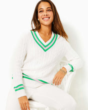 Load image into Gallery viewer, Brockton Cotton Sweater - Resort White
