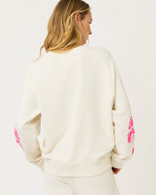 Load image into Gallery viewer, Ballad Cotton Sweatshirt - Coconut Safari Social Embroidered Sweatshirt
