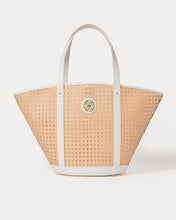 Load image into Gallery viewer, Wintour Cane Tote - Sand Bar X Resort White

