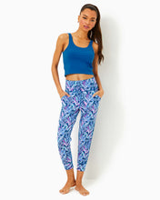 Load image into Gallery viewer, UPF 50+ Luxletic 25&quot; Island High Rise Crop Jogger - Barton Blue Star Gazing
