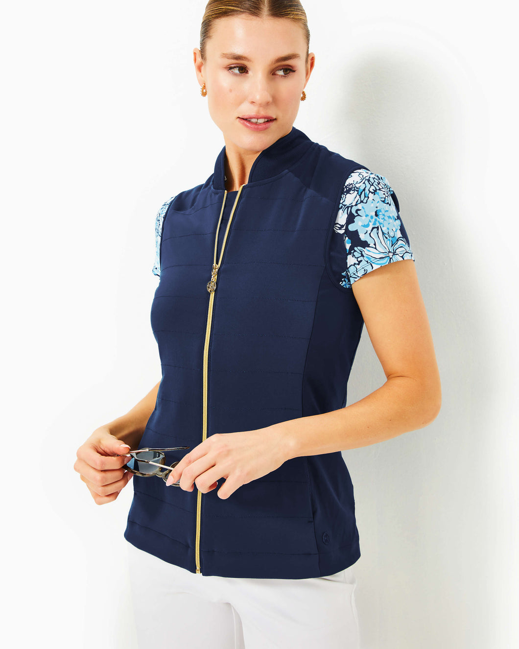 Luxletic Kimberline Hybrid Vest - Low Tide Navy