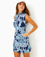 Load image into Gallery viewer, UPF 50+ Luxletic Kathy Dress - Low Tide Navy Bouquet All Day Golf
