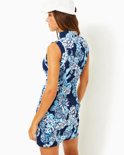 Load image into Gallery viewer, UPF 50+ Luxletic Kathy Dress - Low Tide Navy Bouquet All Day Golf
