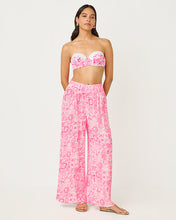 Load image into Gallery viewer, 30" Enzo Cotton Cover-Up Pant - Cherry Blossom Pink Lil Fleur De Lilly
