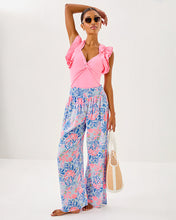 Load image into Gallery viewer, 30&quot; Enzo Cotton Cover-Up Pant - Multi Elephant Splash
