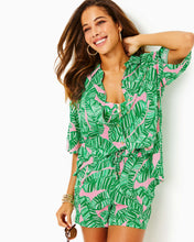 Load image into Gallery viewer, Franki Cover-Up Shirt - Conch Shell Pink Lets Go Bananas
