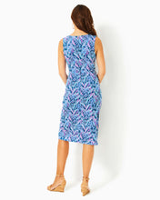 Load image into Gallery viewer, Odella V-Neck Midi Dress - Barton Blue Star Gazing
