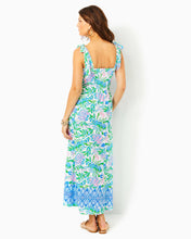 Load image into Gallery viewer, Kailua Smocked Maxi Dress - Resort White Just A Pinch Engineered Knit Dress
