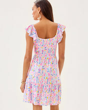 Load image into Gallery viewer, Jilly Smocked Dress - Multi Summer Serenade
