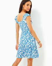 Load image into Gallery viewer, Jilly Smocked Dress - Resort White Shell Collector
