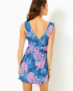 Clara Sleeveless Romper - Multi For The Fans