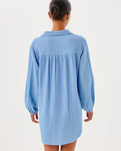 Load image into Gallery viewer, Kique Long Sleeve Cover-Up - Jacaranda Blue
