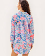 Load image into Gallery viewer, Kique Long Sleeve Cover-Up - Multi Elephant Splash
