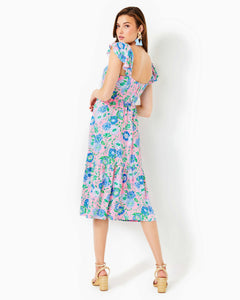 Bayleigh Midi Dress - Conch Shell Pink Rumor Has It