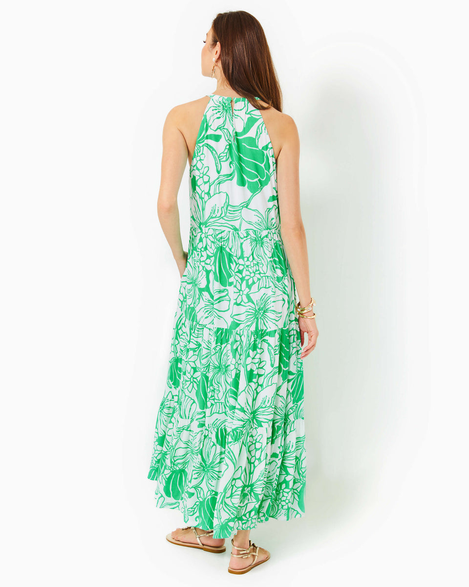 Beccalyn Maxi Dress - Spearmint Oversized Kiss My Tulips – The Islands ...