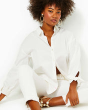 Load image into Gallery viewer, Lesia Relaxed Button Down Shirt - Resort White
