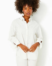 Load image into Gallery viewer, Lesia Relaxed Button Down Shirt - Resort White
