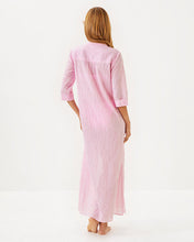 Load image into Gallery viewer, Natalie Maxi Cover-Up - Conch Shell Pink Ltwt Oxford Stripe
