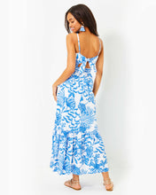 Load image into Gallery viewer, Charlese Cotton Maxi Dress - Resort White Glisten In The Sun
