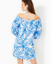 Load image into Gallery viewer, Jamielynn Off-The-Shoulder Dress - Resort White Glisten In The Sun
