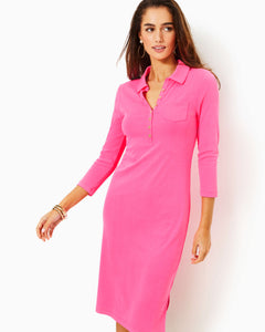 Reema Polo Dress - Roxie Pink