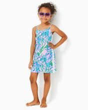 Load image into Gallery viewer, Girls Mini Shelli Dress - Multi Seacret Escape
