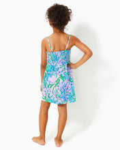 Load image into Gallery viewer, Girls Mini Shelli Dress - Multi Seacret Escape
